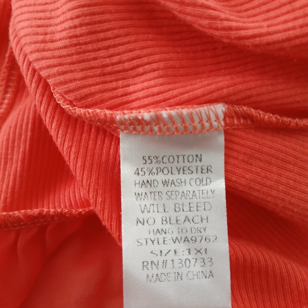 Umgee Flowy Coral Sleeveless Top - Picture 6 of 6
